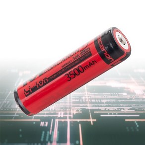 국산 18650 충전지 리튬 이온 충전식 건전지 배터리 / 삼성 SDI 정품 셀 보호회로 KC인증 3500mAh 대용량 추천, 18650 충전 건전지 3500mAh, 1개, 1개입