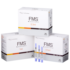 FMS 인슐린주사기 32G(8mm) (0.3CC / 0.5CC / 1CC)