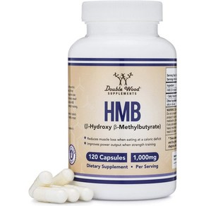 더블우드 HMB 1000mg 캡슐, 120개입, 1개, 120정