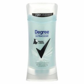 Degee UltaClea 블랙 + 화이트 땀 억제제 데오드란트 74G 2.6OZ), 1개