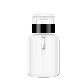 루벤스 셀프 네일 재료 샵 대용량 1500ml 퓨어 젤 네일팁 제거 쏙오프 세트 리무버 아세톤 1.5L, [단품] 멘다 공병 200ml 블랙, 1개
