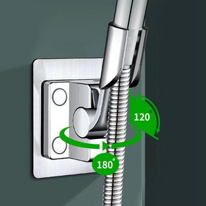 미스터착 각도조절 접착식 샤워기 거치대