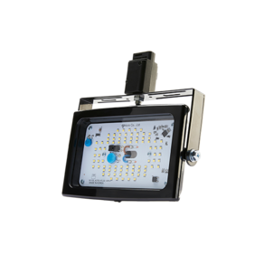 아크로 LED레일투광기 LED50W 흑색 전구색(3 000K), 1개