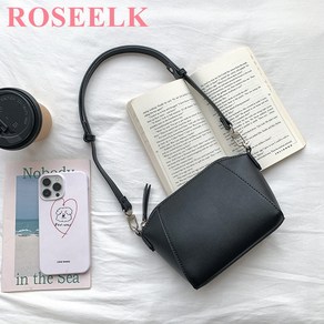 ROSEELK 신상품 여성 데일리 베이직한 숄더 앤 크로스백