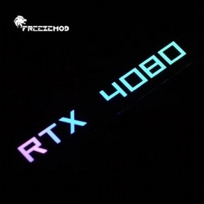 PC 케이스 DIY RGB VGA 사이드 패널 RTX 3070 그래픽 카드 GPU 조명 백플레이트 보드 ROG 5V 3PIN M/B AURA