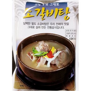 팔도 소갈비탕 600gX2 /식당용 /식자재, 1, 4개, 600g