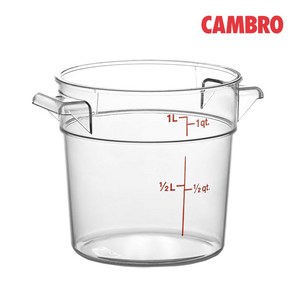 캠브로 원형저장용기 (0.9 ~ 20.8L), 0.9L통(RFSCW1), 1개, 1