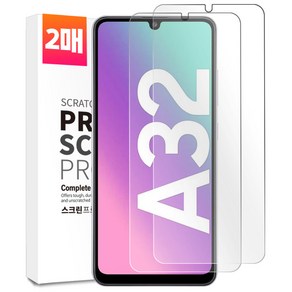 벌크온 1+1 갤럭시 A32 LTE 플랫 핏 PET 평면 액정 보호 필름