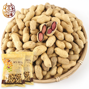 바이킹푸드 볶음 피땅콩 1kg(500g X2개) /2024년산 부럼, 2개, 500g