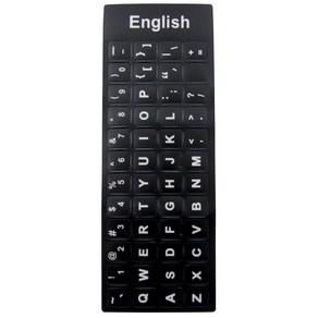 ENGLISH 영어 키보드 레이아웃 스티커 KEYBOARD LAYOUT STICKER