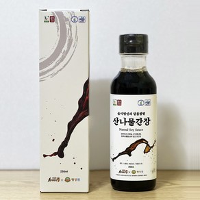 요리용 맛간장 음식명인의 달콤짭짤 산나물간장 250ml, 1개