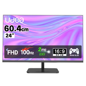 유디아 FHD 제이씨현 EDGE 유케어 IPS 홈엔터 100Hz 24인치 모니터, ED2438SC-IPS(일반), 60.4cm