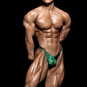 보디빌딩트렁크 [POSINGWEAR] IFBB PRO POSING TRUNKS GREEN