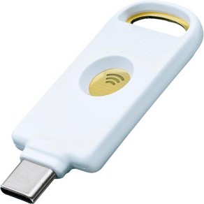 Identiv uTust FIDO2 NFC 보안 키 USB-C (FIDO FIDO2 U2F PIV TOTP HOTP WebAuth), 1개