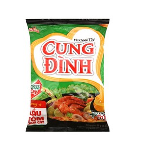 베트남 CUNGDINH 쿵딘 새우맛 라면 85g, 1개