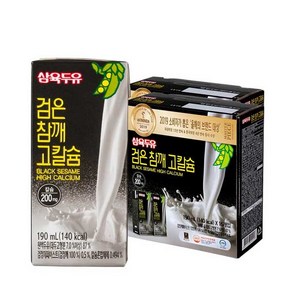 삼육두유 검은참깨 고칼슘 두유 190ml