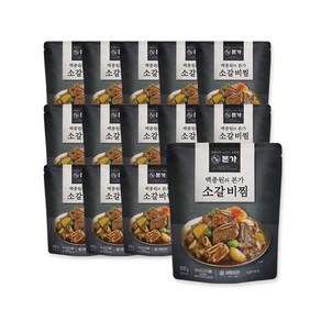 [백종원 본가] 소갈비찜 500g *14팩, 14개