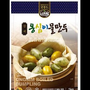 삼색옹심이물만두 굿푸드 1KG, 1개, 단품