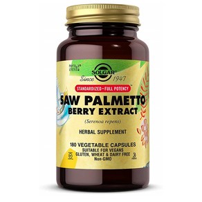 Solga Saw Palmetto Bey Extact 솔가쏘팔메토베리추출물 180정, 1개