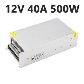 LED 변압기 전원 공급 장치 AC DC 12V 2A 3A 5A 10A 15A 20A 220 500W 220V 25A, [04] 12V 5A 60W, 1개