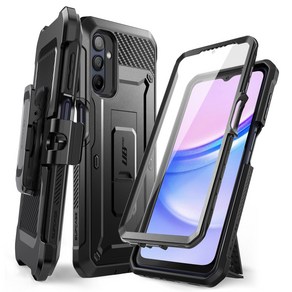 Supcase 갤럭시 A15 5G 호환 케이스 액정보호필름 스탠드 벨트클립 풀커버 케이스