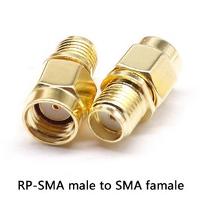 RP- SMA male to SMA Female ( 양쪽 핀없음) 변환 커넥터