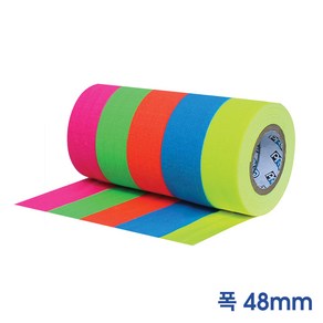 PRO GAFFER TAPE 끈적임 없는 2인치 프로게퍼테이프 (폭48mm x 길이23m), 1개, 레드/G225MRED