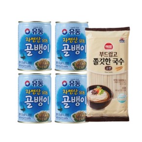 유동 자연산 골뱅이 300g 4개+소면900g