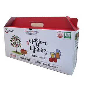 제대로 만든 아침에 사과즙, 30개, 110ml