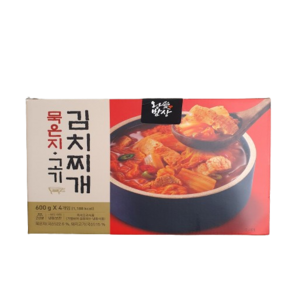 코스트코 왕애밥상 묵은지 고기김치찌개 600G X 4 [아이스박스] + 더메이런알콜티슈