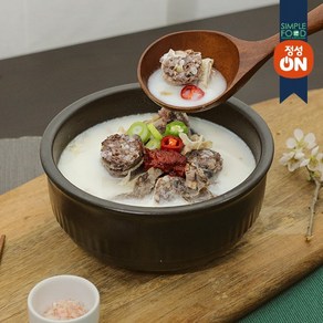 초원 정성온 순대국 냉동 간편조리, 5개, 600g