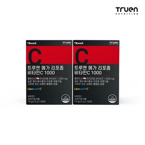 트루엔 메가 리포좀 비타민C 1000 [30포X2박스], 없음, 75g, 2개