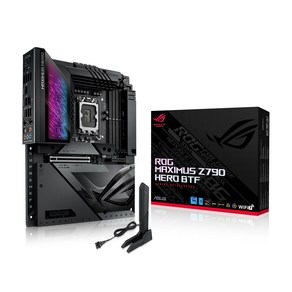 ASUS INTEL CPU ATX Z790 MAXIMUS Z790 HERO BTF 14&13세대 대응 마더보드 탑재ROG 국내