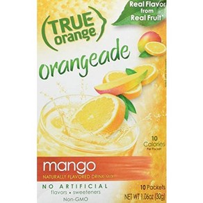 Tue Oange Mango Oange Dink Mix 10-count (Pack of 4) 트루 오렌지 망고 오렌지 음료 믹스 10개입(4팩), 30g, 4개