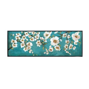 심스타 실십자수 매화 꽃 도안패키지 diy, 100x40면사, 11CT 3가닥자수, 1개