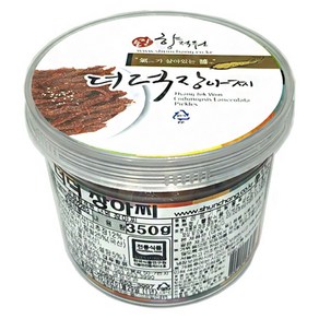 순창 100% 국산 더덕 장아찌 반찬류 350g, 1개