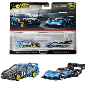 (Hot Wheels) MK3 ID R HRR83 핫 휠 프리미엄 2팩 폭스바겐 제타 폭스바겐 놀이기구, 상세페이지 참조