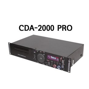 [TOSaudio] CD플레이어 CDA-2000 RPO/무선리모콘 /랙장착가능 속도조절/USB/ 헬스장 요가 필라테스 매장 방송 행사