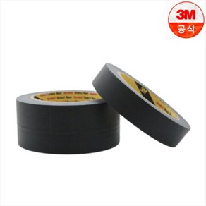 3M 마스킹테이프 12mm x40M 종이테이프 흑색, 1개