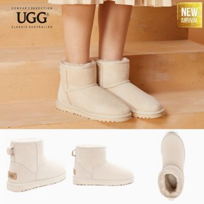 호주어그 UGG 클래식 미니 어그 부츠 오즈 웨어 24FW 오프화이트