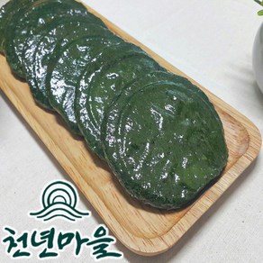 천년마을 영광대표 모시송편 모시떡 모싯잎송편 모시개떡 32알 (찐송편), 1박스, 1600mg