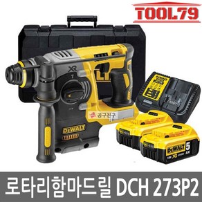 디월트 DCH273P2 18V 로타리 충전 해머드릴 24mm, 1개