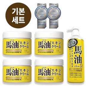 로시 마유 스킨 크림 220gX4+내추럴 밀크 로션 485ml