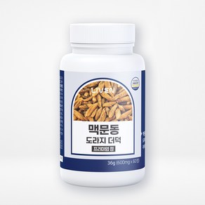 [라이븐] 맥문동 도라지 더덕 프리미엄정 60정, 1개, 36g