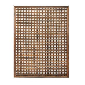방부목 울타리 정원 테라스 나무 펜스 벽면 격자 화단 마름모, 1. 120x90cm