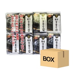 [좋은세상] 해달음 광천숯불맛김 BOX [(4gx16봉)x10개], 10개, 상세 설명 참조