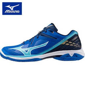 미즈노 배드민턴화 WAVE CLAW3 FIT 웨이브 클로3 FIT 블루/화이트