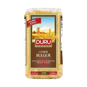 Duru Coarse Bulgur 1000g Wheat Berries 100% Nat Duru Coarse Bulgur 1000g 밀베리 100% 천연 및 인증 고섬유