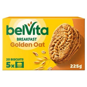 영국 벨비타 Belvita Biscuits Golden Oats 브랙퍼스트 골든 오츠 비스킷, 2개, 225g