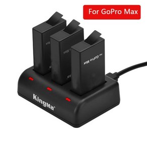 360 파노라마 Go Po Max 카메라용 지능형 배터리 3 슬롯 충전기 1400mAh 리튬 이온 신제품, 01 A Package, 1개